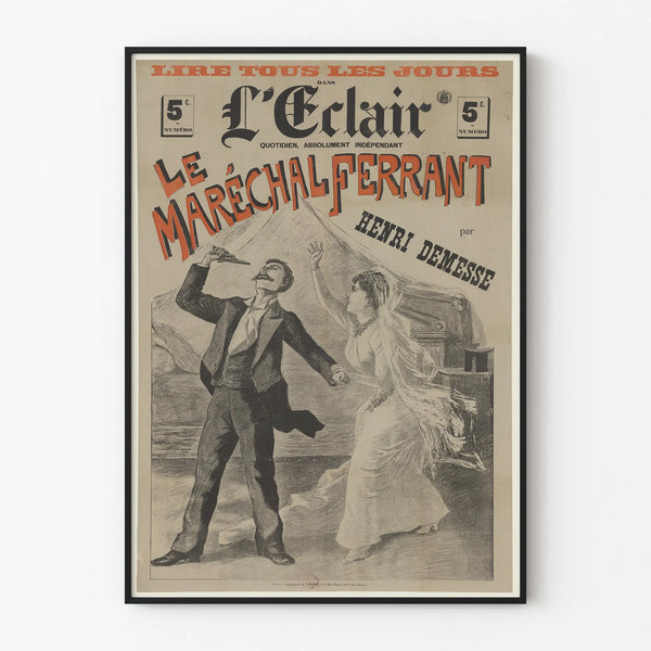 Vintage poster The Farrier by Henri Demesse