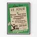Vintage poster « Le Jour - We will have the inquiry commission »