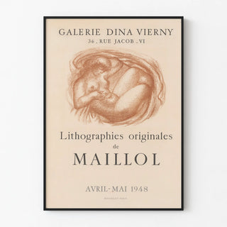 Original Lithograph Posters by Maillol - Dina Vierny Gallery 1948
