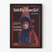 Vintage Poster of Little Blue Bonnet Girl by Fred Fisher