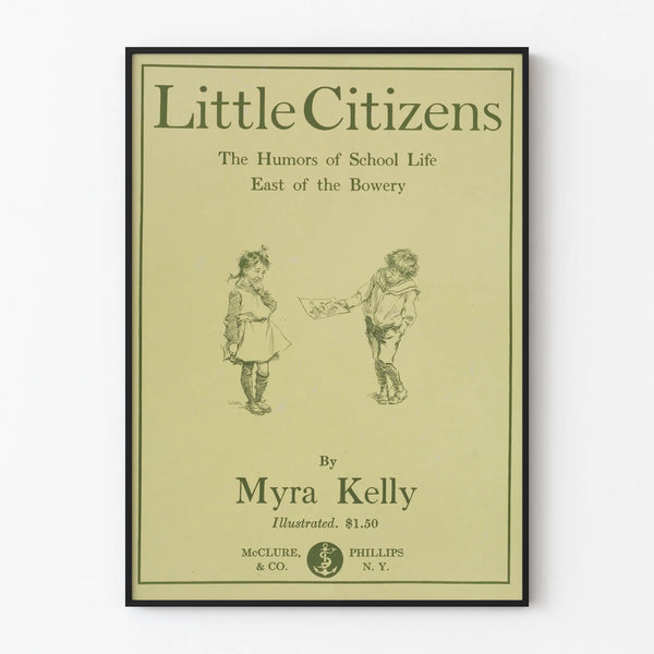 Little Citizens Poster – Vintage Children's Wall Decoration