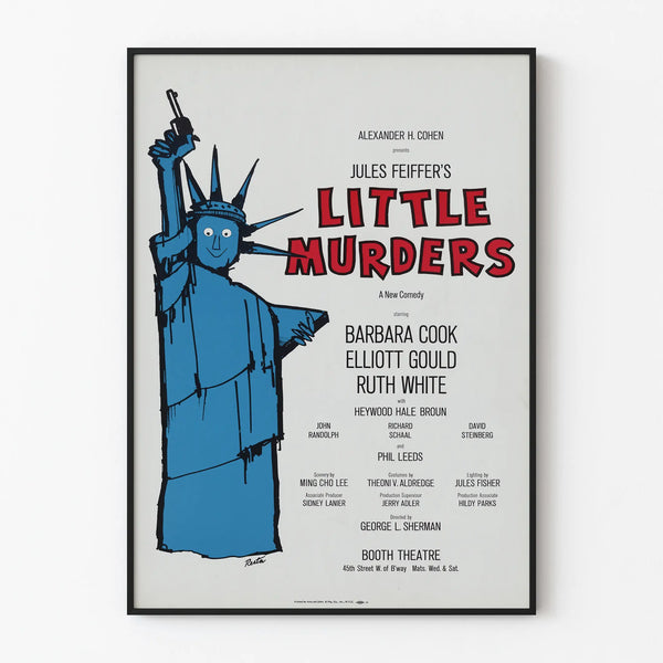 Little Murders Poster - Vintage theatrical comedy poster