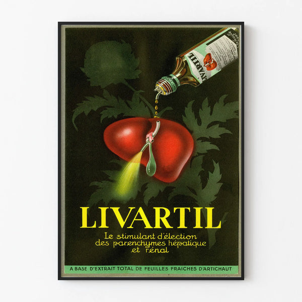 Vintage Livartil Poster - Retro Medical Wall Decoration
