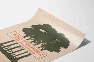 Artistic poster "Lives of the Hunted" by Ernest Seton-Thompson