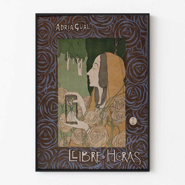 Art Nouveau Poster Libre d'Horas by Adrià Gual