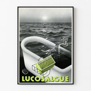 Vintage poster LucosalGue seaweed bath