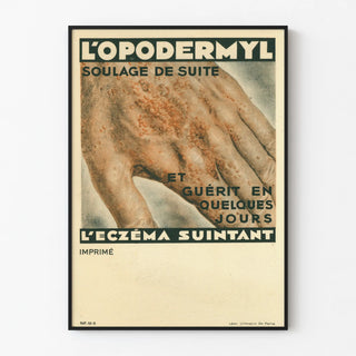 Vintage poster L'Opodermyl - Relief for oozing eczema