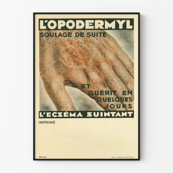 Vintage poster L'Opodermyl - Relief for oozing eczema
