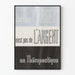 Decorative poster 'When money is not money' in graphic typography