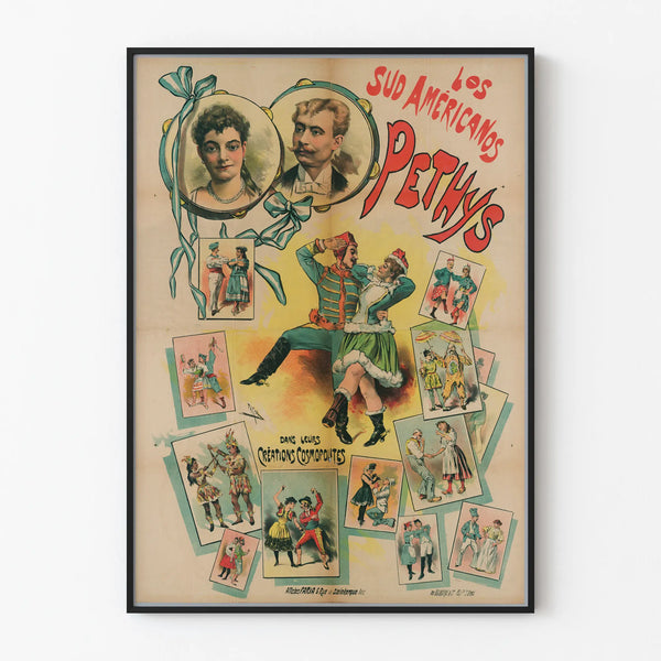 Vintage Poster Los Sud Americanos Pethys - Retro Wall Decoration