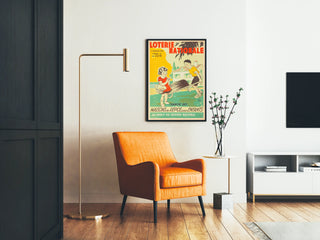 Vintage poster of the National Lottery 1942 – Children's care homes