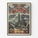 Vintage poster of The New Conquests of Science by Louis Figuier