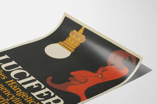 Vintage Lucifer Pendant Poster Economical Lighting