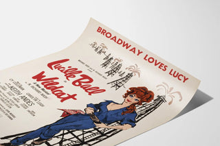 Vintage Broadway Poster Loves Lucy - Wildcat with Lucille Ball