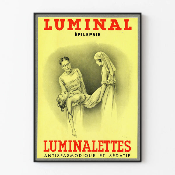 Vintage Luminal Poster - Retro Medical Wall Decoration