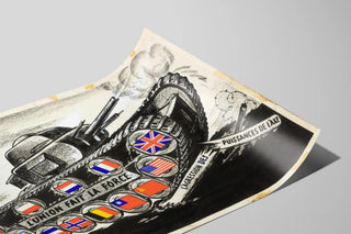 Wall Poster Unity is Strength - Resistance Against the Axis — artwork view