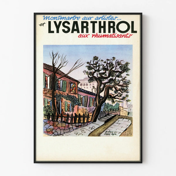 Vintage Poster Montmartre Lysarthrol Rheumatism