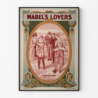Vintage poster Mabel's Lovers - The Surprised Suitor