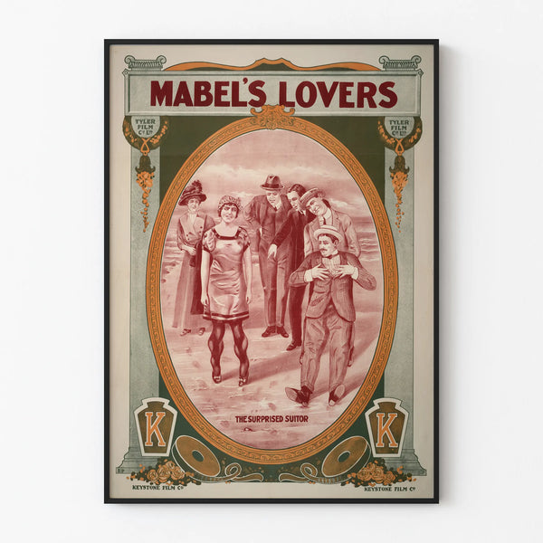 Vintage poster Mabel's Lovers - The Surprised Suitor