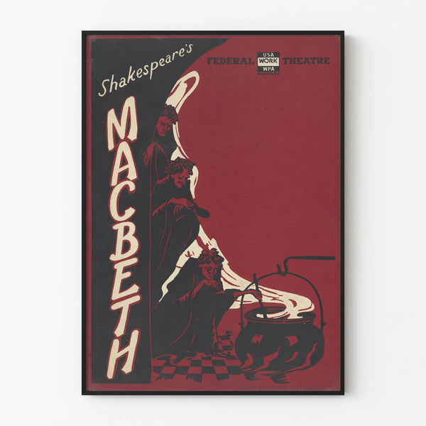 Vintage Macbeth Poster - Classic Theater Wall Decoration