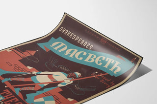 Vintage Macbeth Poster - Copley Theatre, Shakespeare Play