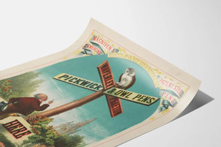 Vintage poster Macniven & Cameron - Stylized advertisement for steel pens