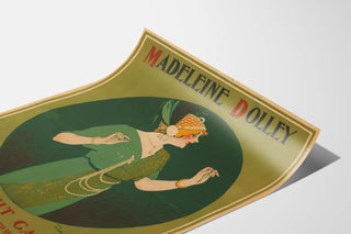 Vintage Theater Poster – Madeleine Dolley in The Little Café