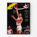 Vintage poster of Miami Heat basketball magazine cover 1993