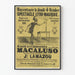 Vintage poster of Magic & Curiosities by the Sicilian Macaluso
