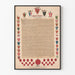 Decorative poster of Magna Carta with medieval coats of arms and seals
