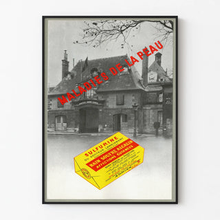 Vintage Poster Skin Diseases - Sulfurine Advertisement