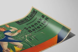 Vintage poster Malmö Teater Swedish Ballet — artwork view