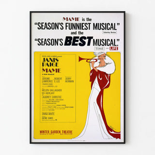 Vintage Music Poster Mamie Art Deco Style