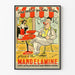 Vintage Advertising Poster Mandelamine for Urinary Infections