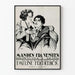 Vintage cinema poster Manden fra Vesten with Pauline Frederick