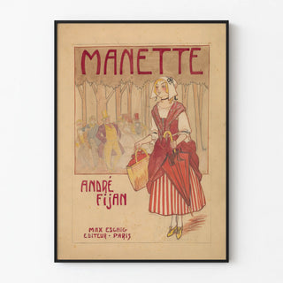 Vintage Poster Manette by André Fijan