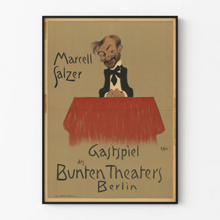 Decorative Poster Berlin Theatre Marcell Salzer
