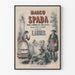 Vintage poster of Marco Spada at the Opéra Comique in 3 acts