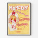 Vintage poster Margery or The Girl That I Adore style Art Nouveau