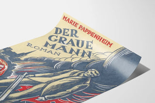 Vintage Poster Der Graue Mann by Marie Pappenheim