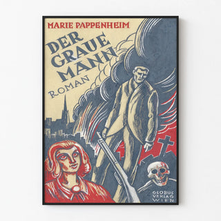 Vintage Poster Der Graue Mann by Marie Pappenheim