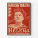 Vintage poster Miss Edith Helena Marigny-Theatre