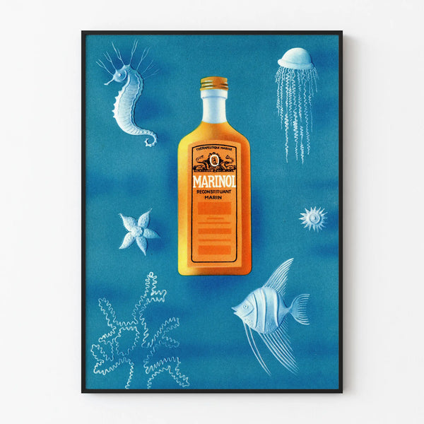 Marinol Decorative Poster - Vintage Marine Wall Decoration