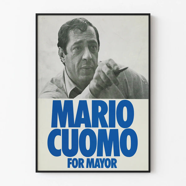 Vintage Mario Cuomo poster for mayor