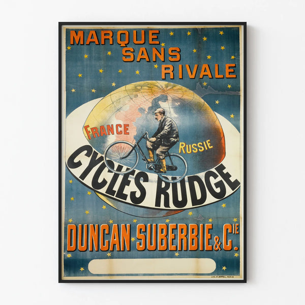 Vintage poster Rudge Cycles Without Rival France Russia wall decor
