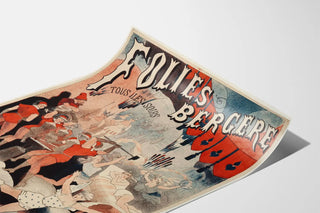 Art Nouveau Poster Folies Bergère Mars and Venus