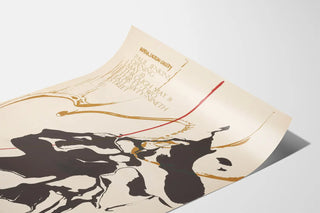 Abstract Art Poster Martha Jackson Gallery Paul Jenkins