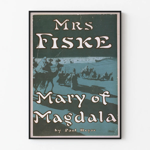 Vintage poster of Mary of Magdala by Paul Heyse