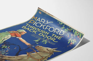 Vintage poster Mary Pickford Through the Back Door