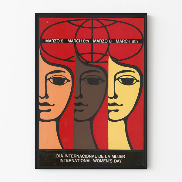 Vintage poster for International Women's Day - March 8